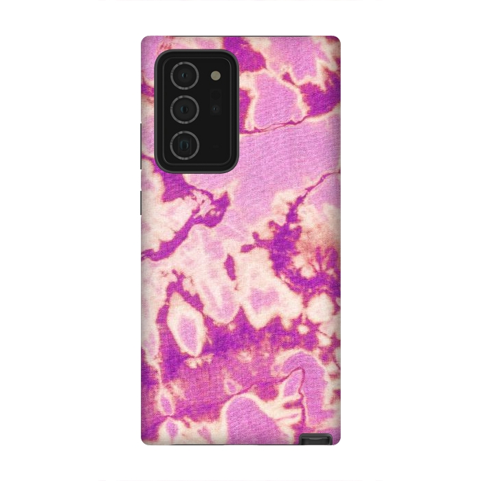 Galaxy Note 20 Ultra StrongFit Pink Ethnic Tie Dye by Uma Prabhakar Gokhale