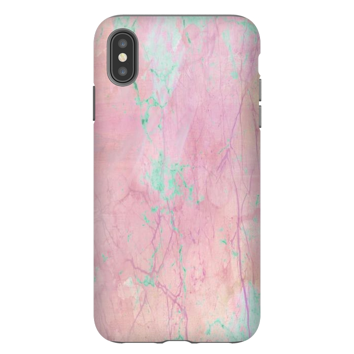 iPhone Xs Max StrongFit Pink paint marble by Martina