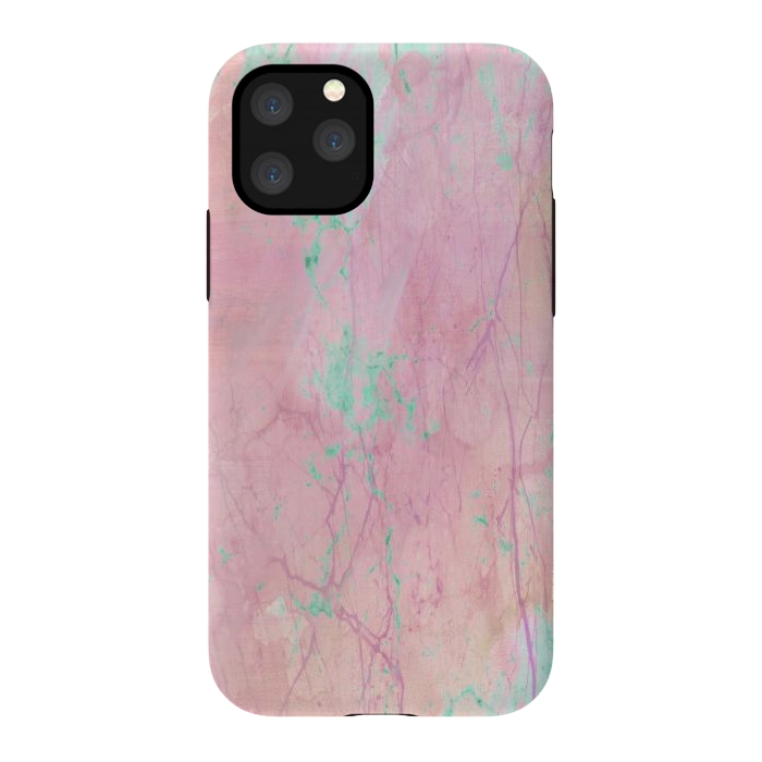 iPhone 11 Pro StrongFit Pink paint marble by Martina