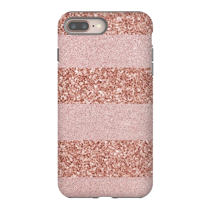 iPhone 7 plus StrongFit Pink Deluxe Sparkles by Martina