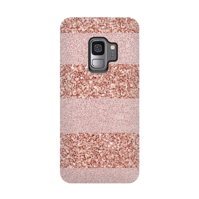 Galaxy S9 StrongFit Pink Deluxe Sparkles by Martina
