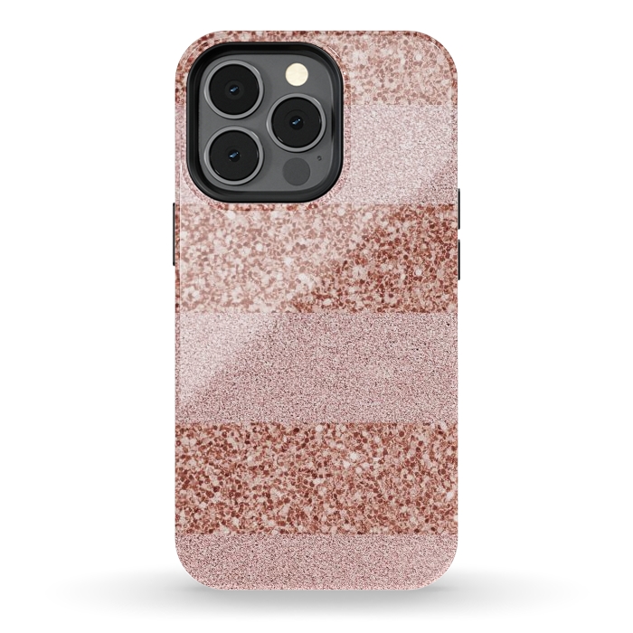 iPhone 13 pro StrongFit Pink Deluxe Sparkles by Martina