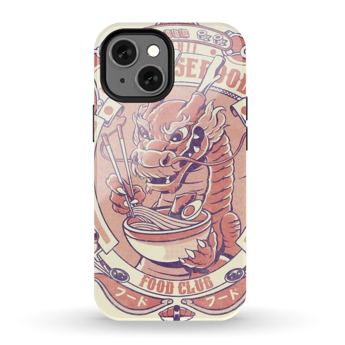 iPhone 12 mini StrongFit Japanese Food Club by Ilustrata