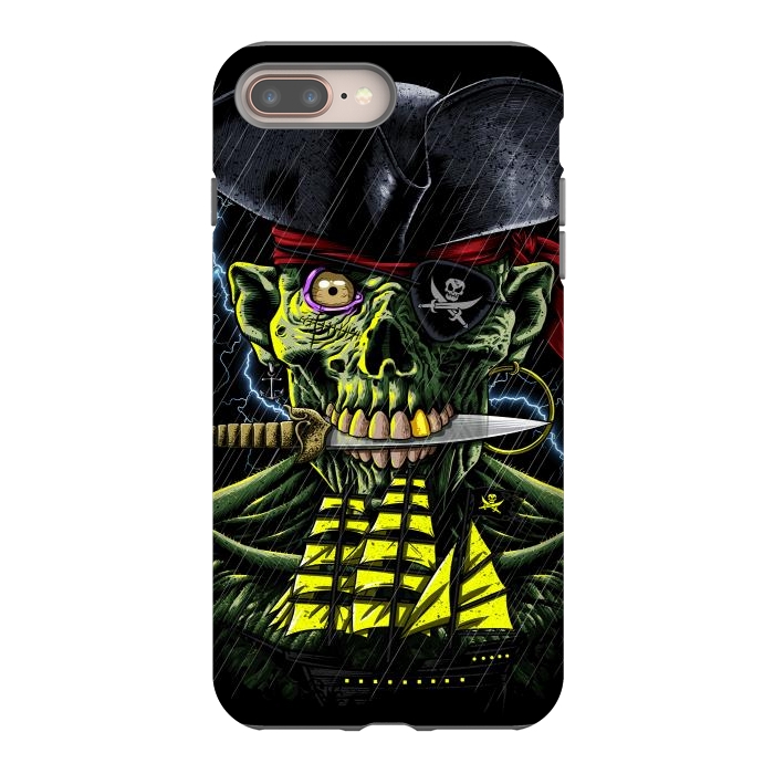 iPhone 7 plus StrongFit Zombie Pirate  by Alberto