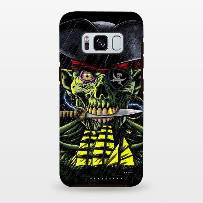 Galaxy S8 plus StrongFit Zombie Pirate  by Alberto