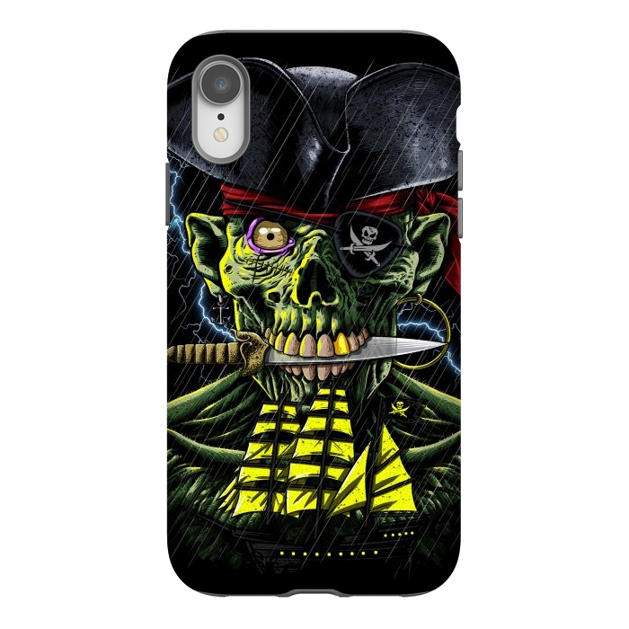 iPhone Xr StrongFit Zombie Pirate  by Alberto