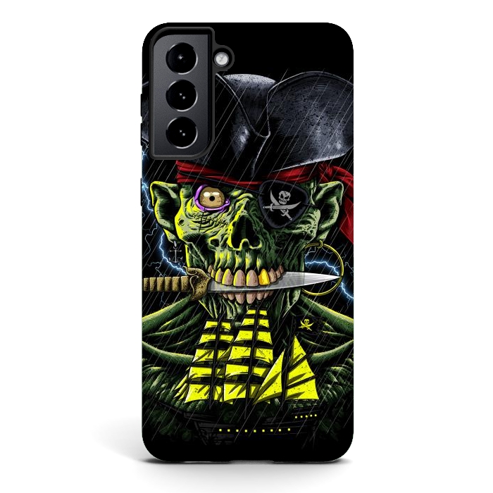 Galaxy S21 StrongFit Zombie Pirate  by Alberto