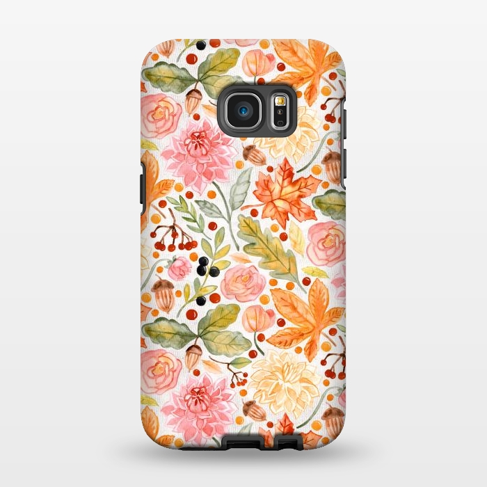 Galaxy S7 EDGE StrongFit Autumn Garden by Tangerine-Tane