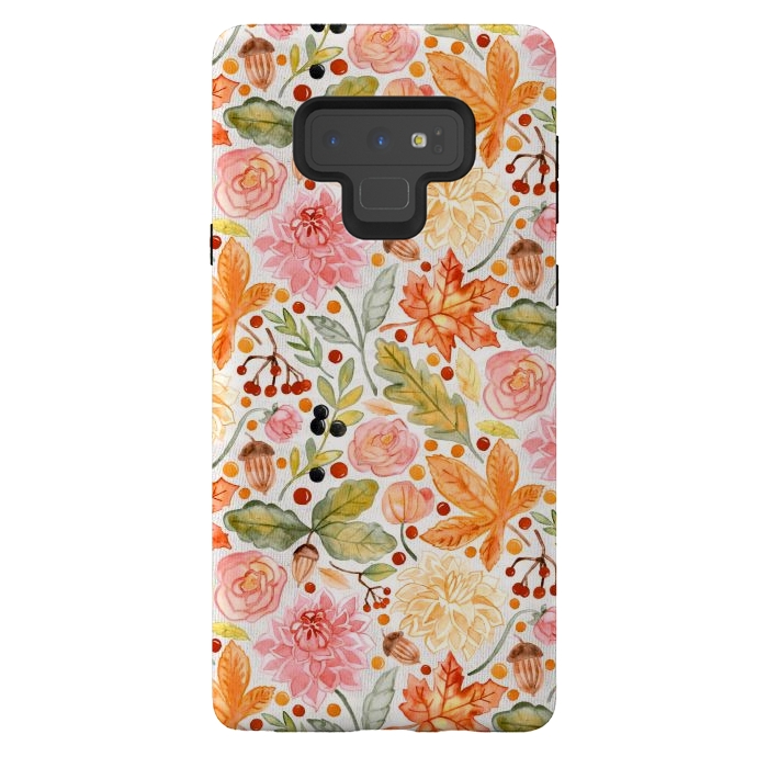Galaxy Note 9 StrongFit Autumn Garden by Tangerine-Tane