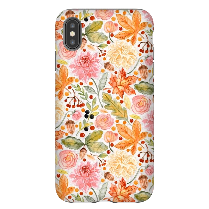 iPhone Xs Max StrongFit Autumn Garden by Tangerine-Tane