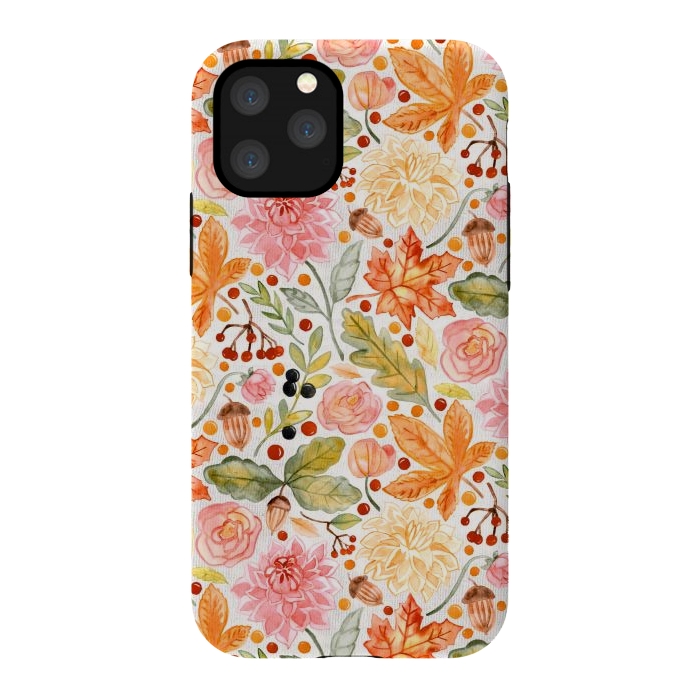iPhone 11 Pro StrongFit Autumn Garden by Tangerine-Tane