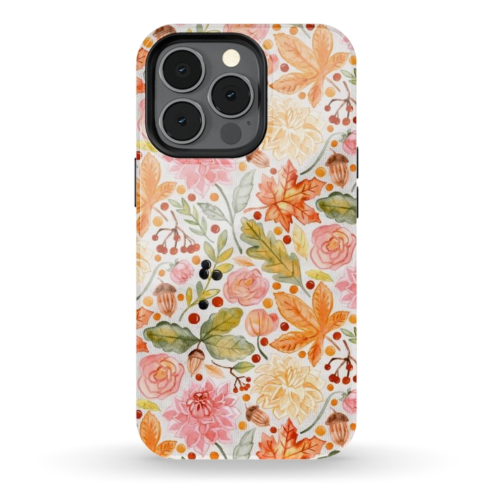 iPhone 13 pro StrongFit Autumn Garden by Tangerine-Tane