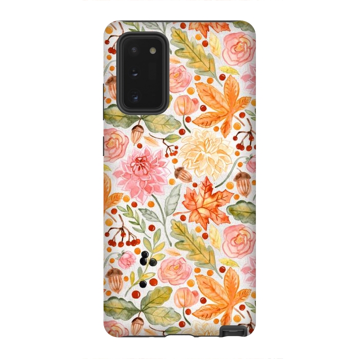Galaxy Note 20 StrongFit Autumn Garden by Tangerine-Tane