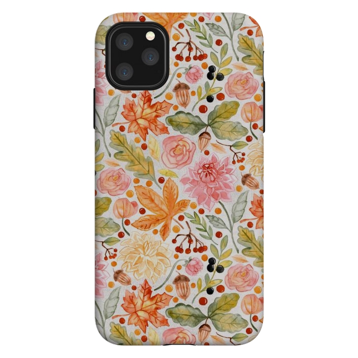 iPhone 11 Pro Max StrongFit Autumn Garden by Tangerine-Tane