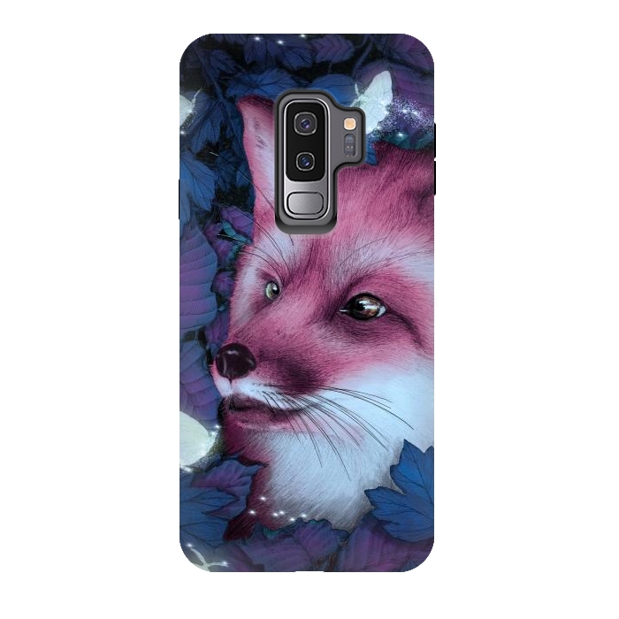 Galaxy S9 plus StrongFit Fox in the Midnight Forest by ECMazur 
