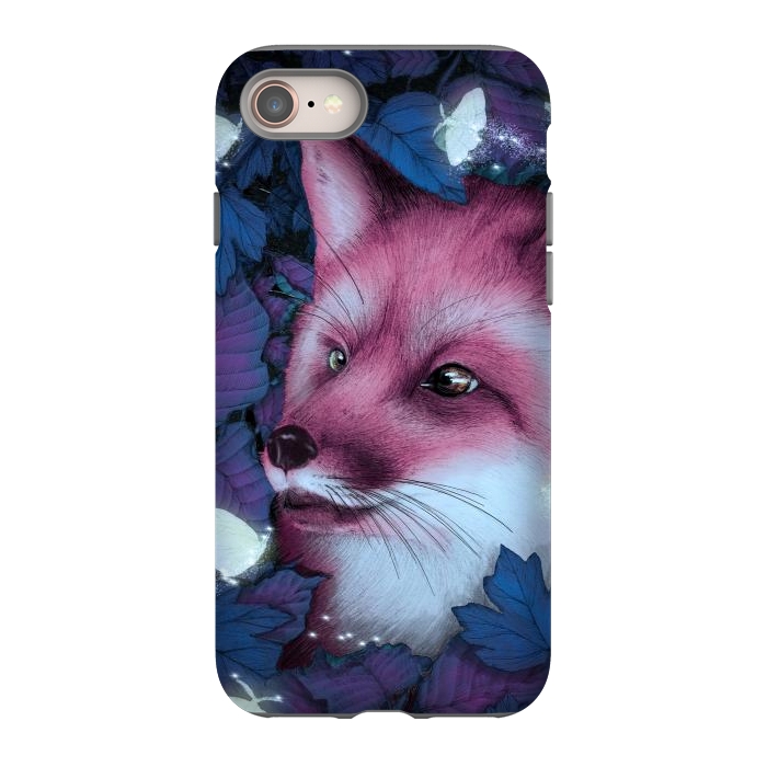 iPhone 8 StrongFit Fox in the Midnight Forest by ECMazur 