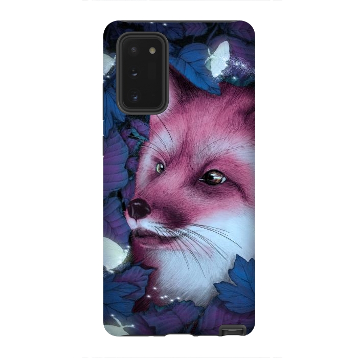 Galaxy Note 20 StrongFit Fox in the Midnight Forest by ECMazur 