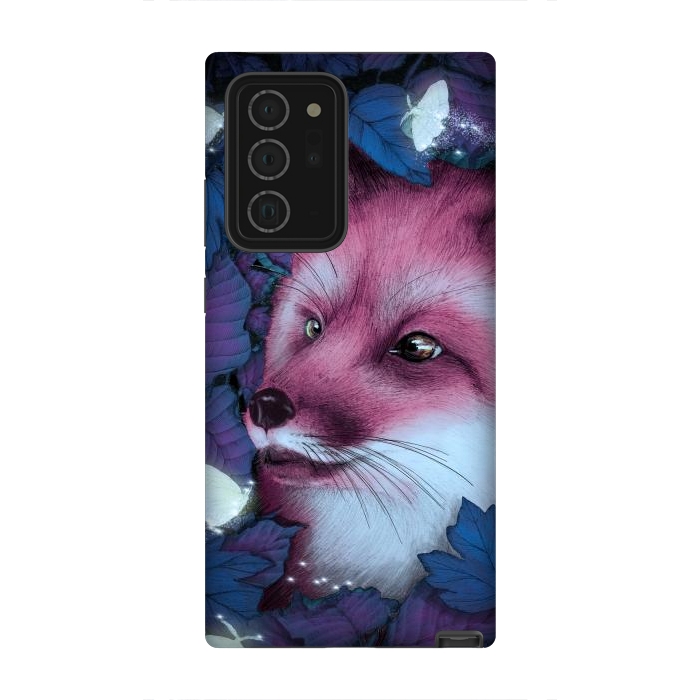Galaxy Note 20 Ultra StrongFit Fox in the Midnight Forest by ECMazur 
