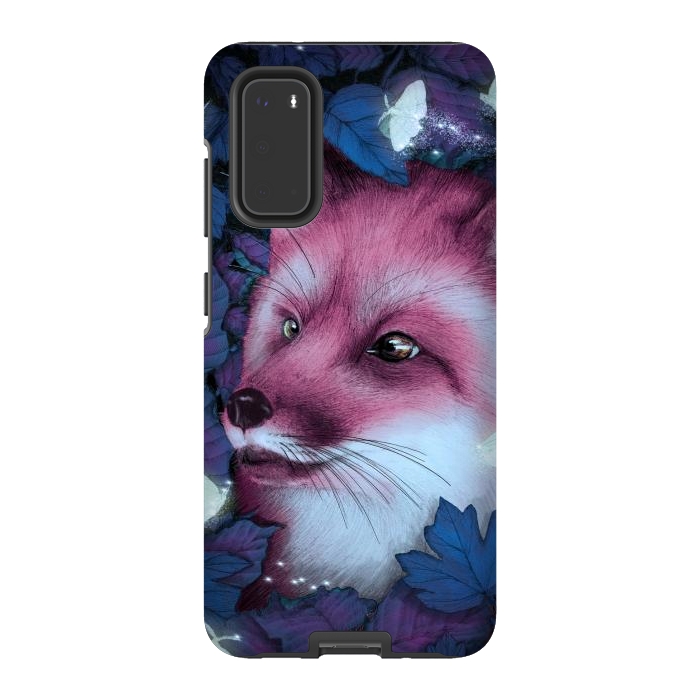Galaxy S20 StrongFit Fox in the Midnight Forest by ECMazur 