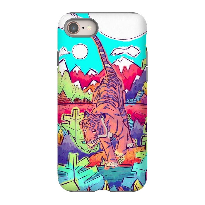 iPhone SE StrongFit Tiger walk by Steve Wade (Swade)