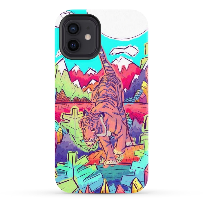iPhone 12 StrongFit Tiger walk by Steve Wade (Swade)