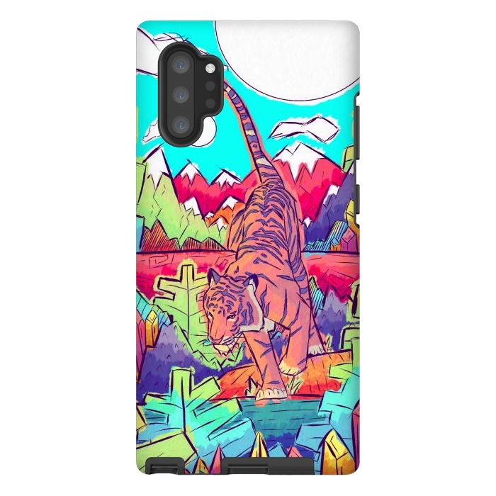 Galaxy Note 10 plus StrongFit Tiger walk by Steve Wade (Swade)