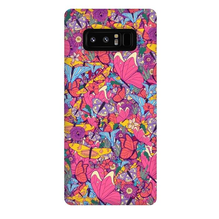 Galaxy Note 8 StrongFit Spring butterflies by Steve Wade (Swade)