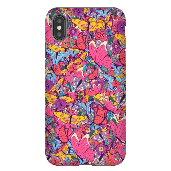 iPhone Xs Max StrongFit Spring butterflies by Steve Wade (Swade)