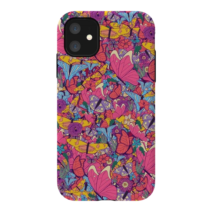 iPhone 11 StrongFit Spring butterflies by Steve Wade (Swade)