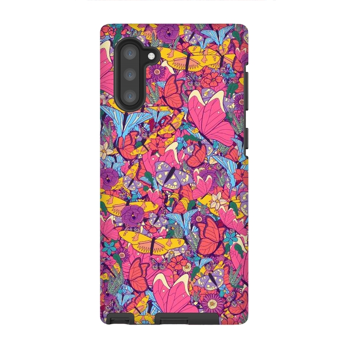 Galaxy Note 10 StrongFit Spring butterflies by Steve Wade (Swade)