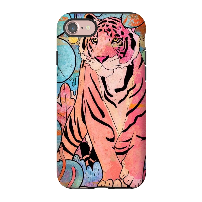 iPhone 7 StrongFit The big tiger cat by Steve Wade (Swade)