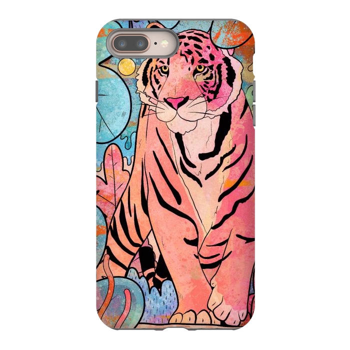 iPhone 7 plus StrongFit The big tiger cat by Steve Wade (Swade)