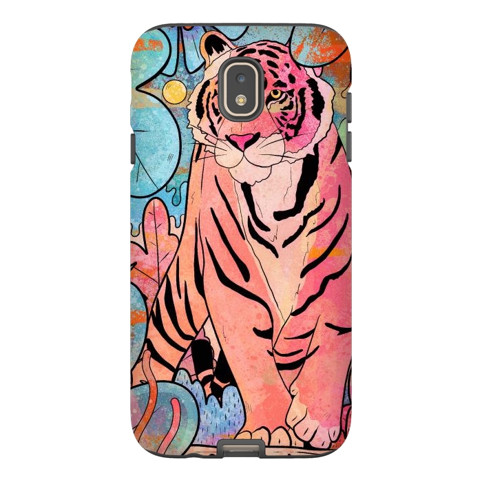 Galaxy J7 StrongFit The big tiger cat by Steve Wade (Swade)