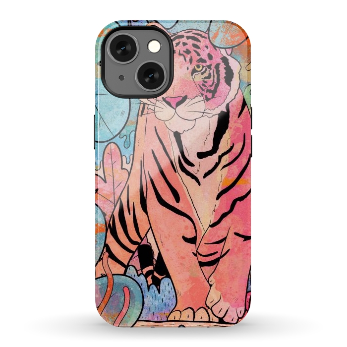 iPhone 13 StrongFit The big tiger cat by Steve Wade (Swade)