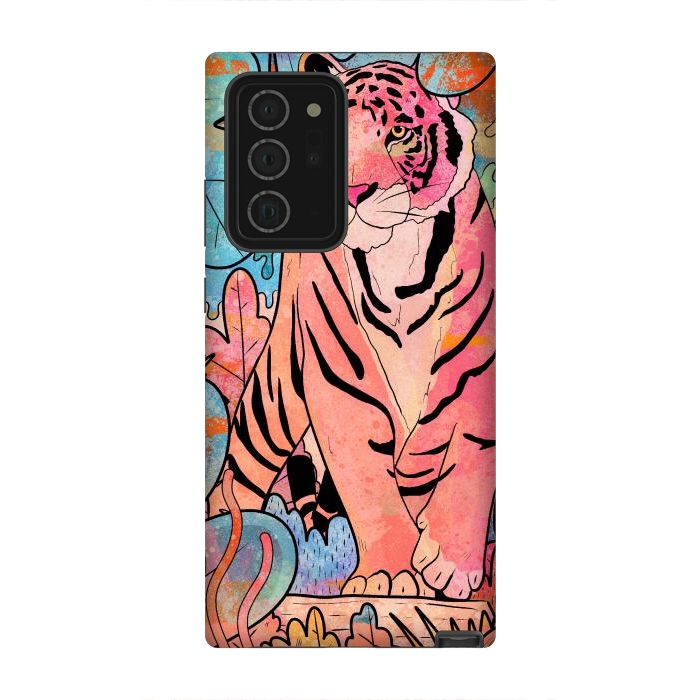 Galaxy Note 20 Ultra StrongFit The big tiger cat by Steve Wade (Swade)