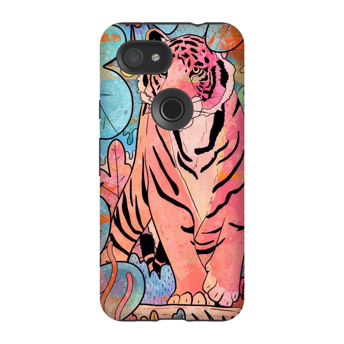 Pixel 3A StrongFit The big tiger cat by Steve Wade (Swade)