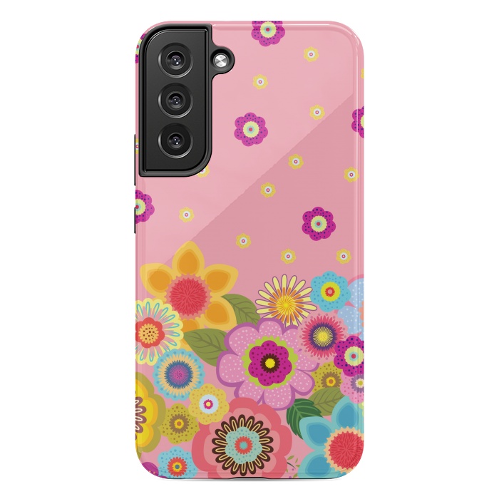 Galaxy S22 plus StrongFit assorted spring flowers by ArtsCase