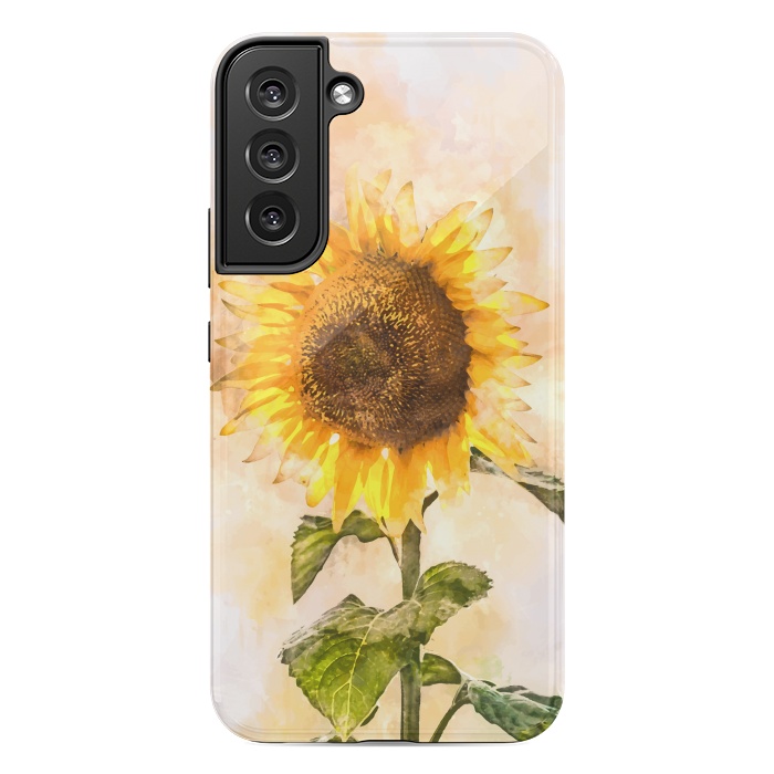 Galaxy S22 plus StrongFit Summer Sunflower by Creativeaxle