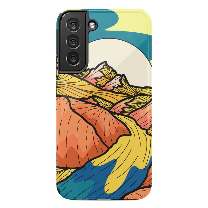 Galaxy S22 plus StrongFit The yellow river by Steve Wade (Swade)