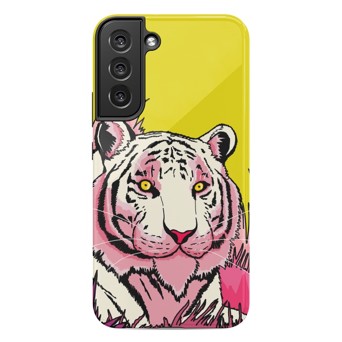 Galaxy S22 plus StrongFit The pink tone tiger by Steve Wade (Swade)