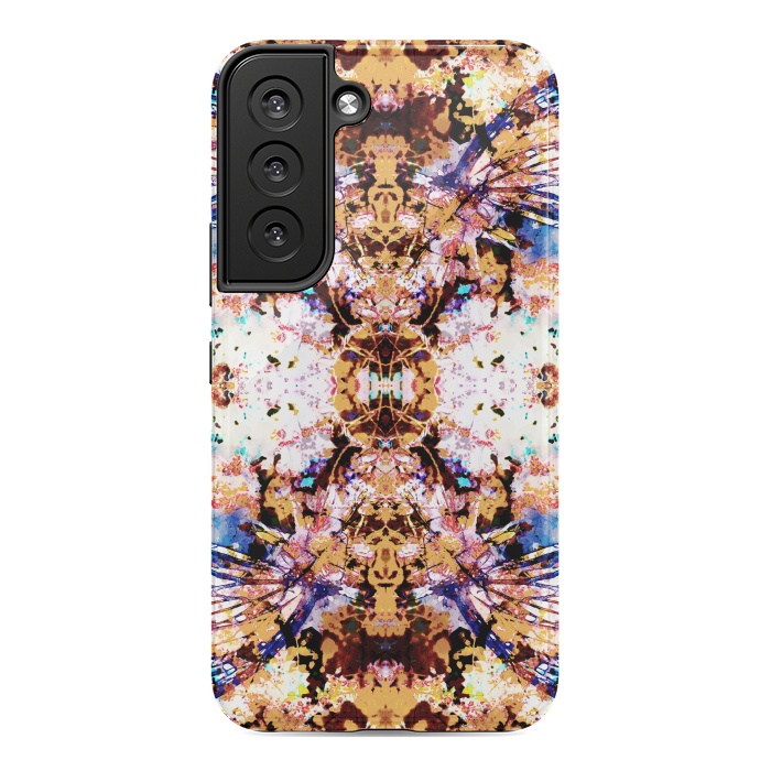 Galaxy S22 StrongFit Painted butterfly wings and flower petals by Oana 