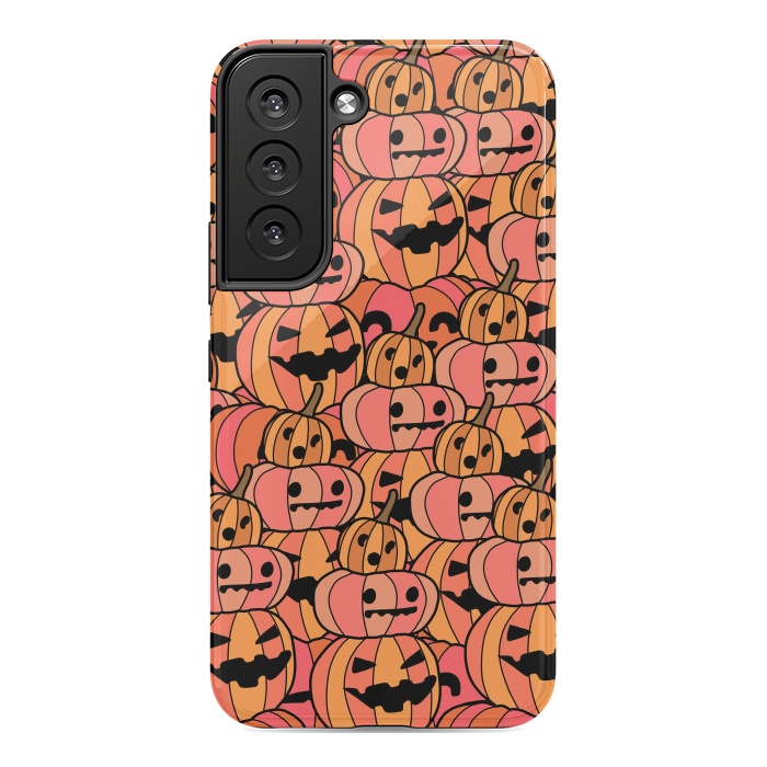 Galaxy S22 StrongFit jack o lanterns by Steve Wade (Swade)