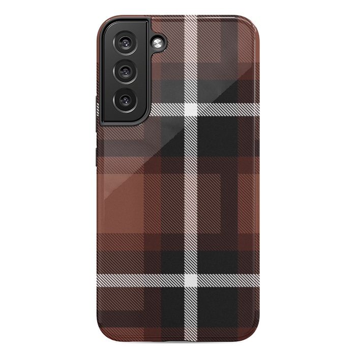 Galaxy S22 plus StrongFit Autumn Foliage Plaid by TMSarts