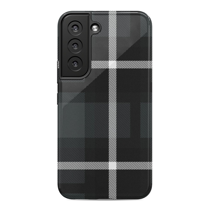 Galaxy S22 StrongFit Shadow Scottish Plaid by TMSarts