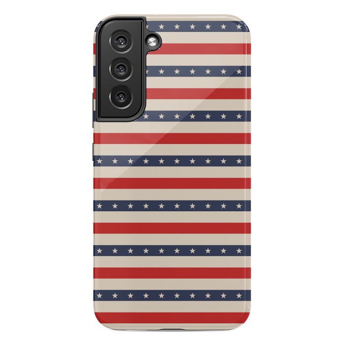 Galaxy S22 plus StrongFit Patriotic Pattern by TMSarts
