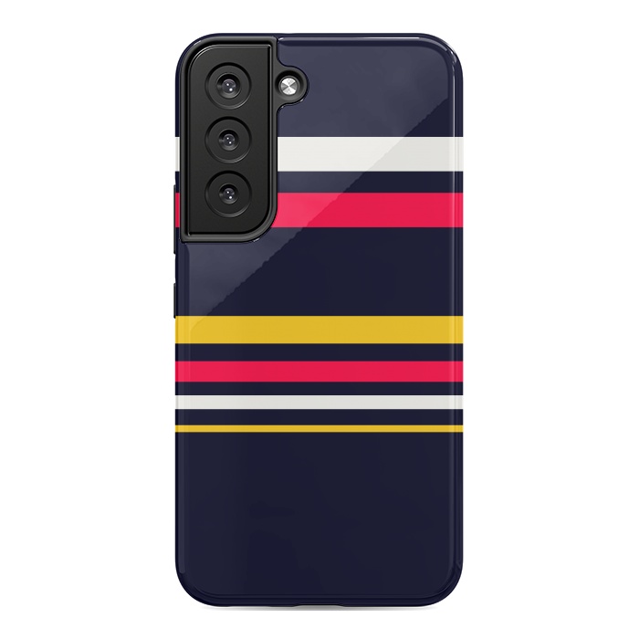 Galaxy S22 StrongFit Flat Colorful Stripes by TMSarts