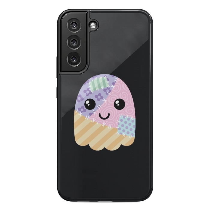 Galaxy S22 plus StrongFit Patchwork ghost by Laura Nagel