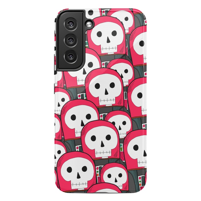 Galaxy S22 plus StrongFit The skeleton astronauts by Steve Wade (Swade)