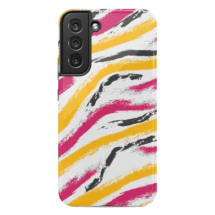 Galaxy S22 plus StrongFit shaded zebra print by MALLIKA