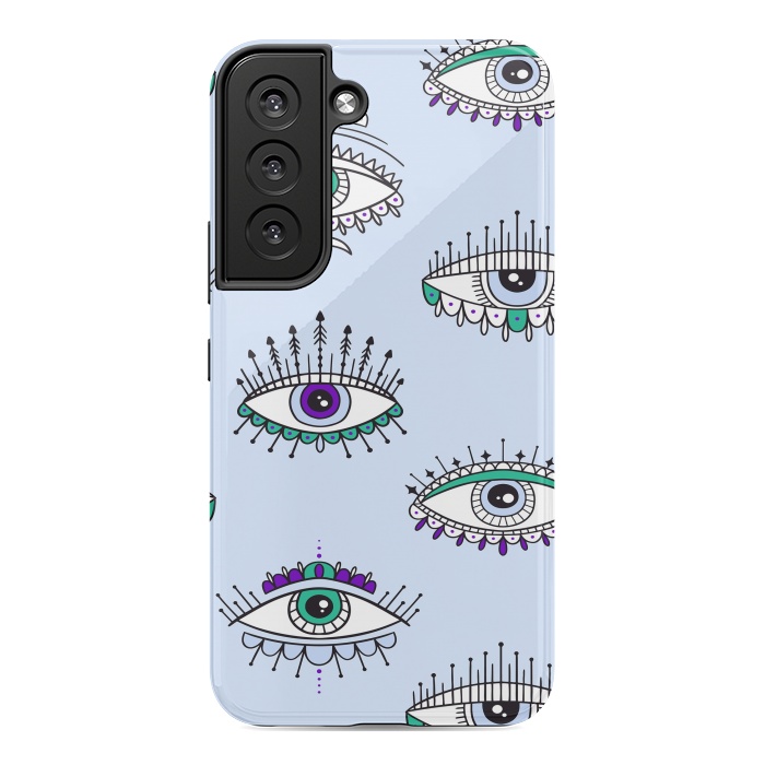 Galaxy S22 StrongFit evil eyes by haroulita